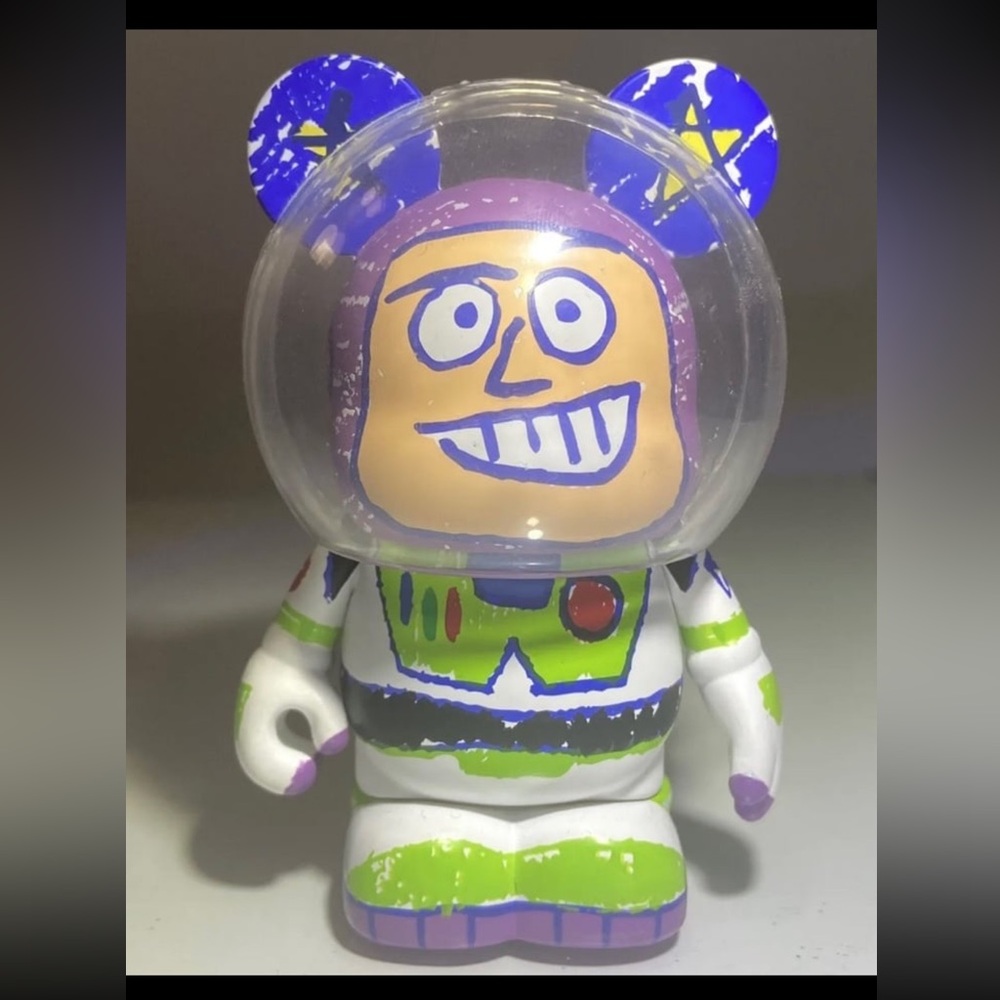 Disney Vinylmation Toy Story Mania Crayon Drawing Buzz Lightyear Figure 3”